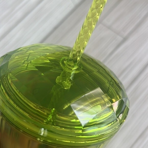 NWT Starbucks Summer Lime Kaleidoscope cold cup tumbler with Disco Lid - Picture 4 of 5